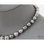 Courage: Tahitian Pearl 14K White Gold Necklace
