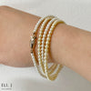 Compassion: Baby Gold-Ivory Akoya Pearl 14K Yellow Gold Necklace