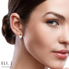 Violetta: Purple Akoya Pearl & Spinel 18K Rose Gold Earrings