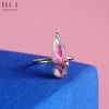 Candy Ring 3: Watermelon Tourmaline & Spinel 14K Yellow Gold Ring