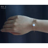 Blessed Capsule: Type A Lavender Jadeite & Diamond 18K Rose Gold Bracelet