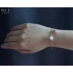 Blessed Capsule: Type A Lavender Jadeite & Diamond 18K Rose Gold Bracelet