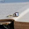 Esme: 18K Yellow Gold Tanzanite & Diamond Ring