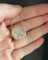 Blessed Capsule: Type A Lavender Jadeite & Diamond 18K Rose Gold Double Happiness Pendant