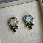 Moon Fairies: "Titania" 14K Yellow Gold Earrings