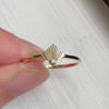 Sunburst Collection: "A Window of Hope" 18K Yellow Gold Ring