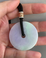 The "春季 (Spring)" Lavender Jadeite 18K Gold Necklace
