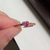 Adele: Ruby- Sapphire & Spinel 18K Yellow Gold Ring