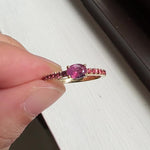 Adele: Ruby- Sapphire & Spinel 18K Yellow Gold Ring