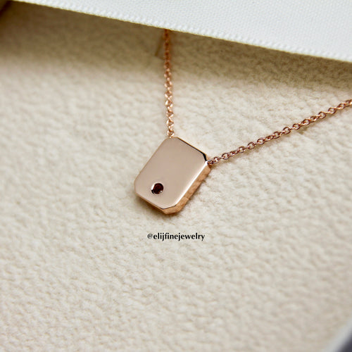 Sunburst Collection: "Captivated" Starburst 18K Rose Gold Necklace