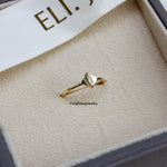 Sunburst Collection: "A Window of Hope" 18K Yellow Gold Ring