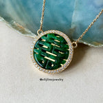 The "喜喜 (Double Happiness)" 18K Yellow Gold Necklace