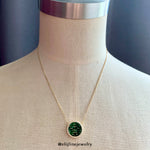 The "喜喜 (Double Happiness)" 18K Yellow Gold Necklace
