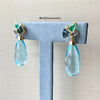 Spinel, Emerald & Coloured Gemstones 18K Yellow Gold Earrings