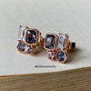 Spinel & Coloured Gemstones 18K Rose Gold Earrings