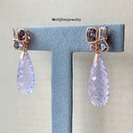 Spinel & Coloured Gemstones 18K Rose Gold Earrings