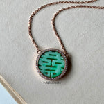 The "喜喜 (Double Happiness)" 18K Yellow Gold Necklace