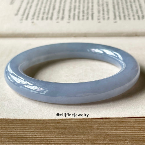 Type A Burmese Bluish Lavender Jadeite Bangle (REP. 32833697)