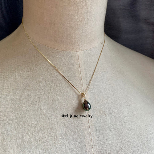 Tahitian Pearl 18K Yellow Gold Pendant