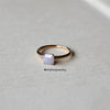 Jade Gems: Asscher Cut Lavender Jadeite 18K Rose Gold Ring