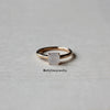 Jade Gems: Asscher Cut White Jadeite 18K Rose Gold Ring