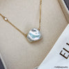 "The Dreamer" 9K Yellow Gold Necklace (The Clouds Collection: Keshi Pearl)