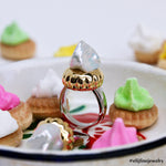 Childhood Iced Gem Biscuit Ring No. 1 (The Clouds Collection: Keshi Pearl)