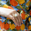Childhood Iced Gem Biscuit Ring No. 1 (The Clouds Collection: Keshi Pearl)