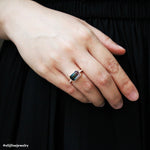 "Destiny" Bi-Colour Tourmaline & Diamond 18K Rose Gold Ring