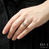 Bouquet Ring #6: Tanzanite & Spinel 14K Yellow Gold Gem Cluster Ring