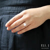 Sakura Beauty Ring: Type A Lavender Jadeite 18K Rose Gold Ring
