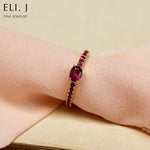 Adele: Ruby- Sapphire & Spinel 18K Yellow Gold Ring