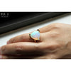 Hope: Opal & Gemstone 18K Yellow Gold Ring