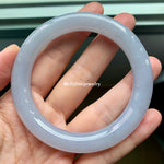 Type A Burmese Bluish Lavender Jadeite Bangle (REP. 63831989)