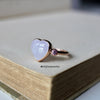 The "春季 (Spring)" Lavender Jadeite 14K Rose Gold Ring
