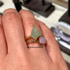 Jade Gems: Kite Lavender Jadeite 18K Rose Gold Ring