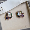 Moon Fairies: "Aurora" 14K Rose Gold Earrings