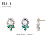 Moon Fairies: "Titania" 14K Yellow Gold Earrings
