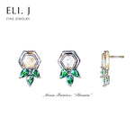 Moon Fairies: "Titania" 14K Yellow Gold Earrings