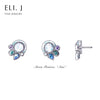 Moon Fairies: "Aine" 14K White Gold Earrings
